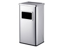relaxdays Standaschenbecher Silber
