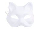 Creativ Company Katzenmaske H 17.5 cm B 18.5 weiss 1 Stk