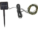 Star Trading Lichterkette Solar Dew Drop Micro, 100 LEDs, 740 cm, Grün