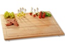 Kesper Schneide- und Abdeckplatte Bambus 56 x 50 x 4 cm