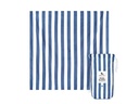 Dock & Bay Picknickdecke 170 x 170 cm, Weiss/Blau