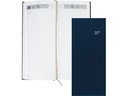 Simplex Geschäftsagenda Langformat 2027 1T/1 S, 13.5 x 31.5 cm, Blau