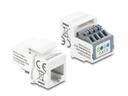 Delock Keystone-Modul RJ11 Buchse zu Terminalblock 4 Pin