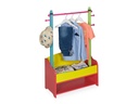 relaxdays Kinder-Garderobe  x , Rot/Grün/Gelb/Mehrfarbig