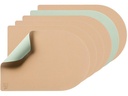 Björn Wendbares Tischset «arcus» 30 cm x 44.5 cm, Grün/Rosa