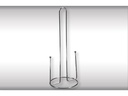 Kesper Küchenrollenhalter Metall Silber 32.5 cm