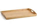 Zeller Present Serviertablett Bambus Braun