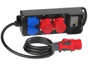 Spälti AG Spälti Gummi-Mobilverteiler IP54 2xCEE16/5, 2xT23, 2m