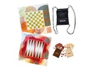 Bünzlig Dog XXL-Badetuch-Set «Backgammon, Dame und Schach»