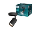 Philips Philips Wyatt Aufbauspot 1er ohne Leuchtmittel GU10, schwarz
