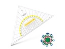 Aristo Geodreieck 25 cm mit Facette und Tuschnoppen