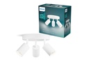 Philips Wyatt Aufbauspot 3x, rund ohne Leuchtmittel GU10, weiss