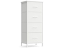 Songmics Kommode mit vier Schubladen 30 x 95.2 cm, Weiss