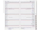 Biella Planer Luzern, Ersatzinhalt – Weiss Ohne Motiv, 2027, Weiss