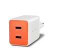 HYPER USB-Wandladegerät Flex GaN 45 W 2x USB-C