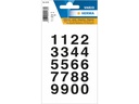 Herma Stickers Zahlen transparent schwarz 2 Bl. 2 Blatt / 40 Sticker