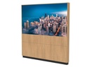 Peerless-AV Refinio Media Wall 108 FHD VC 108 " Eiche (grauer Stoff)