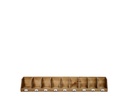 Chic Antique Wandregal mit 9 Ablagen Braun