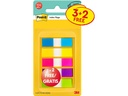 Post-it Index Mini Gelb/Pink/Türkis/Lila, 5 Stück