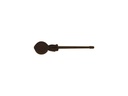Remo HK-0140-70 schwarz mit Rundkopf Filz Kunststoff 114 mm
