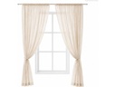 Urbanara URBANARA Vorhang 2er-Set Mafalda Nova 140 cm x 320 cm