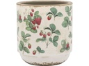Chic Antique Pflanzengefäss Erdbeere 13 cm, Crème