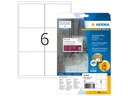 HERMA Versandetiketten A4, 99,1 x 93,1 mm, weiss, 150 Etiketten