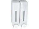 diaqua® Wandseifenspender Novion weiss 2er Set 450 ml, Weiss