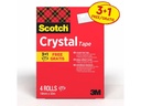 Scotch Crystal Clear 19 mm x 33 m, Transparent