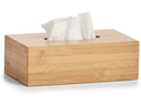 Zeller Present Kosmetiktuchbox Bamboo Braun, Holz