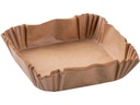 Fackelmann Backpapier Airfryer, 160 x 160 x 45 mm, 40 Stück