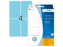 HERMA Vielzwecketiketten 52 x 82 mm, blau, 128 Etiketten