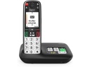 Gigaset Schnurlostelefon EASY 500A Schwarz mit Anrufbeantworter