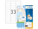 HERMA Premium Etiketten A4, 66 x 25,4 mm, weiss, 3300 Etiketten