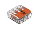 WAGO Steckklemme COMPACT 3 x 0.14-4 mm², 12 Stück