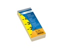 HERMA Nummernblock 1-500, gelb, 28 x 56 mm 500 Etiketten