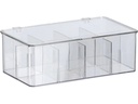 Zeller Present Küchenschrank-Organizer Transparent 27.5 x 16.5 x 9.5 cm