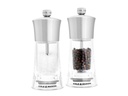 Cole&Mason Salz- und Pfeffermühle Bromley 2 x 15 cm, Transparent/Silber