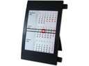 Simplex Pultkalender 2027 3-Monats-Planer 11 x 18 cm Schwarz/Blau