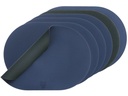Björn Wendbares Tischset «oval» 30 cm x 44.5 cm, Blau/Grau