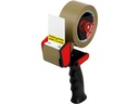 tesa Klebebandabroller 50 mm x 66 m, Schwarz/Rot