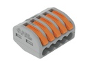 WAGO Steckklemme CLASSIC 5 x 0.08-4 mm², 5 Stück
