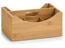 Zeller Present Aufbewahrungsbox Bamboo mit Griff Braun