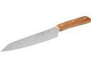 Schwertkrone Kengata Kochmesser 20 cm – olivenholz Silber/Braun