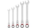 Einhell Gabel-Ring-Ratschenschlüssel-Set flexibel, 5-teilig 10-19mm