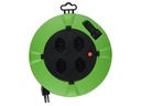 Schönenberger Kabelbox 7m 7m Kabel, 4xT13, grün/schwarz