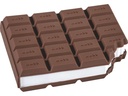 Brunnen Haftnotizblock Schoko, 100 Blatt, Weiss / Braun