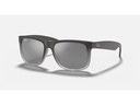 Ray-Ban Justin Classic Mattgrau, Gläser grau mit Farbverlauf