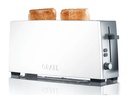 Graef Langschlitztoaster TO 91 Edelstahl/Aluminium weiss 880 W