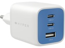 HYPER USB-Wandladegerät Flex GaN 65 W 2x USB-C 1x USB-A